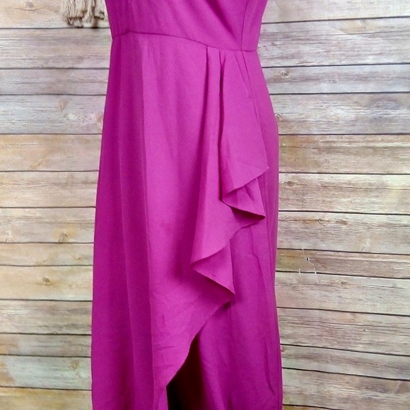 Lulus | ‘I Spy’ Magenta Cut-Out Maxi Dress - Picture 5 of 7